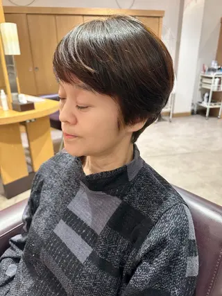 ショート 横山 美由紀のヘアスタイル