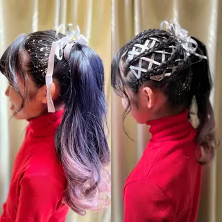 ロング キッズ 堀口 彩佳のヘアスタイル