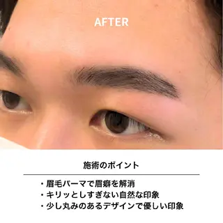 メンズ アイブロウ Felisa ゆうの眉毛・アイブロウイメージ