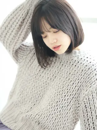 ショート 細川 真希のヘアスタイル