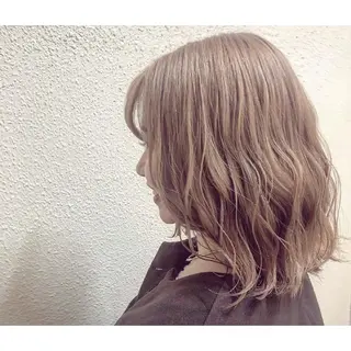 ミディアム カラー ヘアアレンジ 髪質改善サロン🍃 AIRI のヘアスタイル