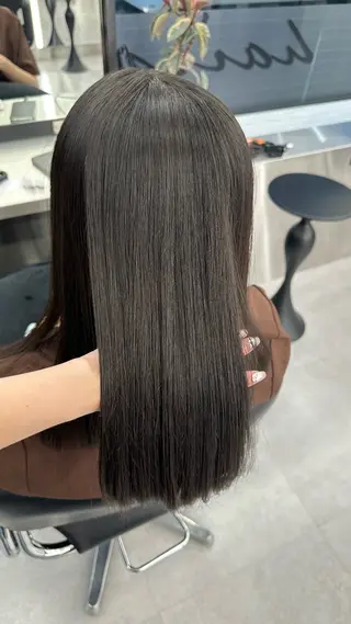 セミロング 心斎橋艶カラー💖 ノノのヘアスタイル