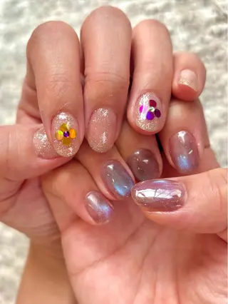 ネイル ちゅるんネイル🎀 Yuriのネイルデザイン