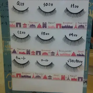 マツエク・マツパ ヘアーインスタジオディアーズ所属・仁平 千賀子のマツエク・マツパデザイン