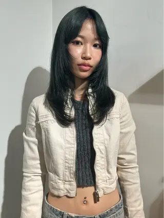 ロング カラー 🎀オイダイラ モモカ🎀のヘアスタイル