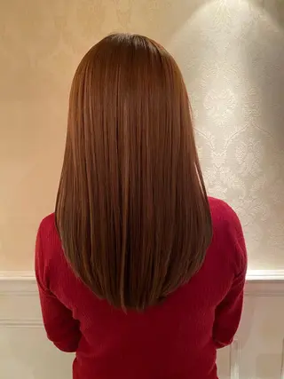 セミロング 髪質改善／美髪矯正 林田和真のヘアスタイル