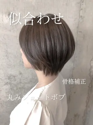 ショート カラー パーマ 野口 秀人 🦋髪質改善🫧のヘアスタイル