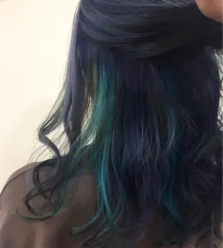 セミロング カラー 🌛ダブルカラー 🌜SAYAKAのヘアスタイル