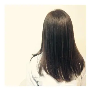 ミディアム カラー 岡本 拓朗のヘアスタイル