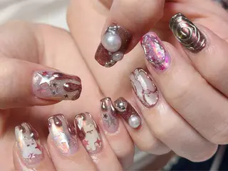 ネイル Nail Atelier IamI所属・アイアムアイ 大村磨衣のネイルデザイン