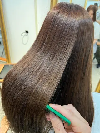 ロング 【髪質再整&黄砂除去 カラー】⚜️ぐっちのヘアスタイル