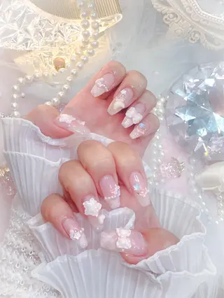 ネイル ワンホン、かわいい系 🎀ななみのネイルデザイン