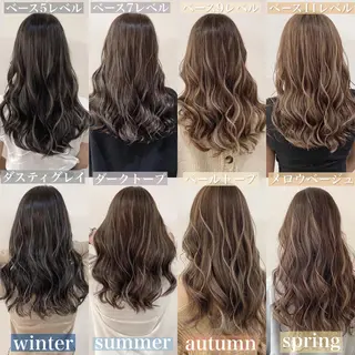 セミロング カラー ハイライト／髪質改善 裕樹のヘアスタイル