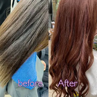 ロング カラー 🇰🇷韓国ヘア 🇰🇷ナミユウのヘアスタイル