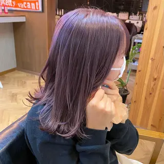 ミディアム カラー パーマ ヘアアレンジ メンズ キッズ ネイル マツエク・マツパ EMANON梅田店所属・前川 朋香のヘアスタイル