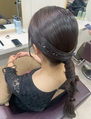 ヘアアレンジ 横浜/艶髪/アレンジ FACE。ゆのんのヘアスタイル