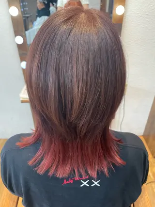 ミディアム カラー レナ┊︎髪質改善 ┊︎シルクストレートのヘアスタイル