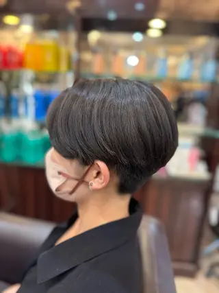 ショート カットモデル募集長澤 拓弥のヘアスタイル