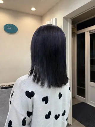 ミディアム 山元 くるみのヘアスタイル