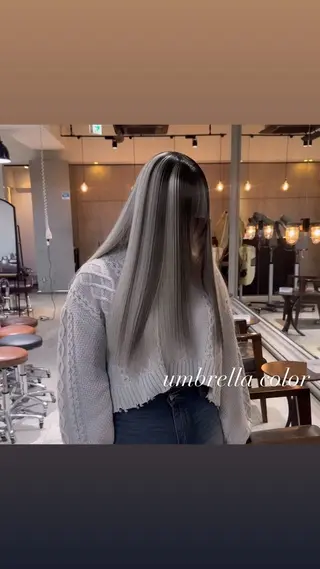 ロング カラー 💜ハイトーン💛 マジカルかいちゃんのヘアスタイル