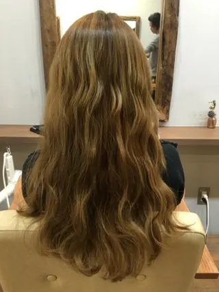 カラー moku所属・【mokuオーナー】 ちはるのヘアスタイル