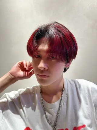 カラー メンズ いぶき/透明感カラー 🎨メンズパーマ🔥のヘアスタイル