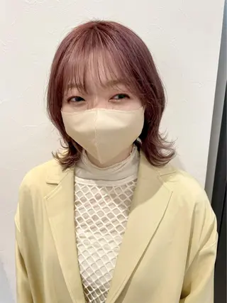 ショート カラー i.osaka所属・たつ/レイヤーカット 顔周り/髪質改善のヘアスタイル