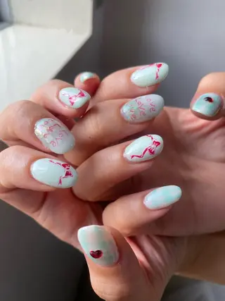 メンズ ネイル ✨akari✨ 韓国、メンズネイルのネイルデザイン