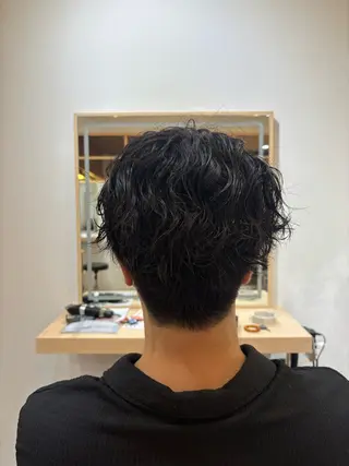 パーマ メンズ little×kuruku 銀座2号店 【リトルクルク】所属・🗽うる艶/メンズ Yui🗽🗺️のヘアスタイル