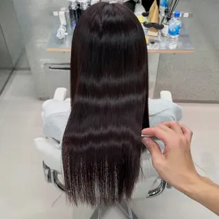 セミロング TRUNS所属・こうた/髪質改善 ストレート/ヘアケアのヘアスタイル