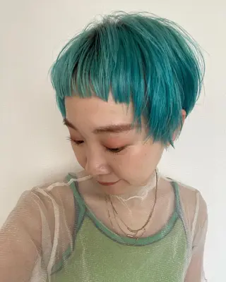 ショート sea's所属・ヒラカホ/矢場町/ ブリーチ/似合わせのヘアスタイル