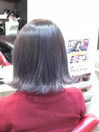 ミディアム カラー 渋谷宮益坂 omoのヘアスタイル