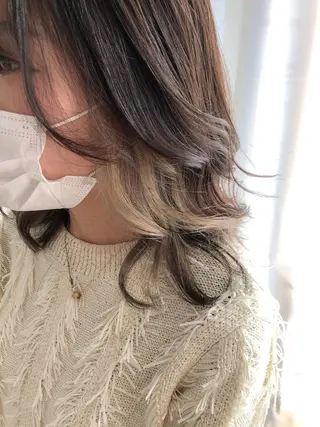 ミディアム カラー eins.hair所属・過去一の柔髪ヘア 🌿einshairのヘアスタイル