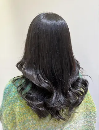 ミディアム カラー 髪質改善／ストレート 特化／津久井裕仁🫧のヘアスタイル