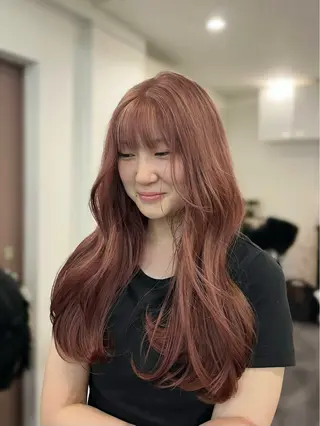 ロング カラー ♡なんば🫧透明感 🫧naako♡のヘアスタイル