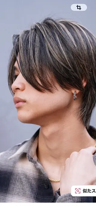 カラー モクヘアー所属・イケダ コウジのヘアスタイル