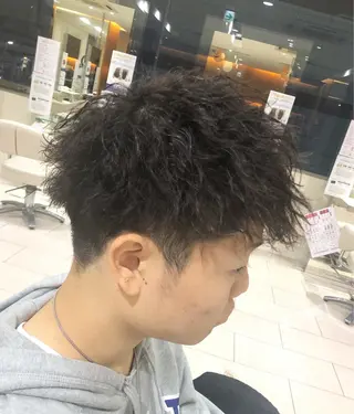 パーマ メンズ AUBE HAIR camelia　枚方店所属・メンズパーマ/ メンズカット/渡邊亘のヘアスタイル