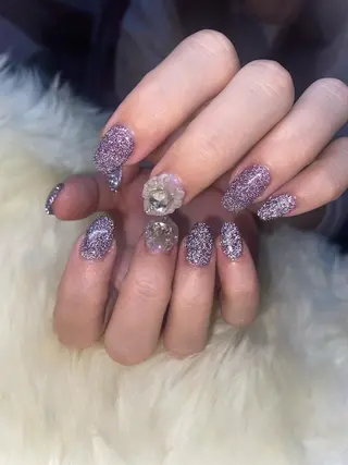 セミロング 💜MIYA nail川崎店のネイルデザイン