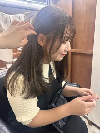 ロング カラー shin enom yuukaのヘアスタイル