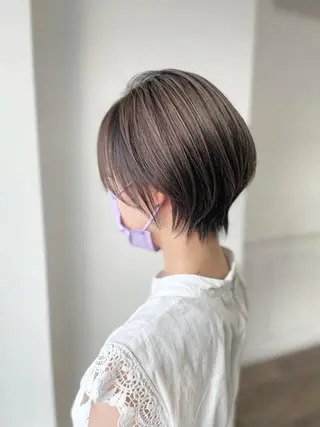 ショート カラー kahuli  hair Ulu 「カーフリヘアウル」所属・鎗田 健のヘアスタイル