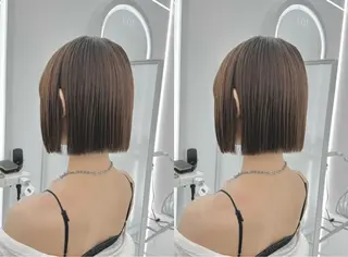 ショート ボブ  /顔周り COAGINZA日向のヘアスタイル