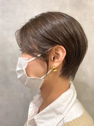 ショート カラー 🍃ショートヘア🍃 北林春樹のヘアスタイル