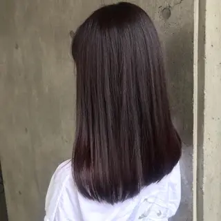 セミロング 松本平太郎美容室大宮店所属・もりたみかこ 美容師お休み中のヘアスタイル