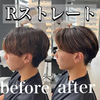 メンズ 毛流れが作れる 縮毛矯正/渡部純生のヘアスタイル