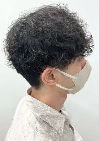 パーマ メンズ 會田 /レイヤーカットのヘアスタイル