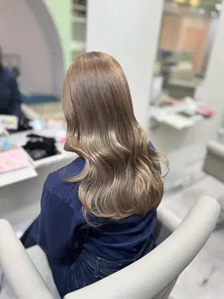 カラー YUZUKI艶カラー /似合わせ小顔カットのヘアスタイル