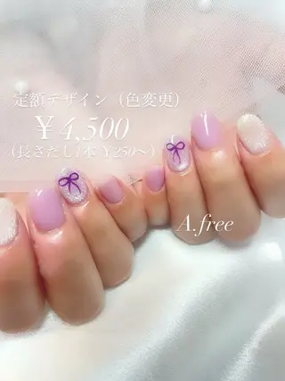 ネイル A.free✧*｡ アレルギー対応✧*｡のネイルデザイン