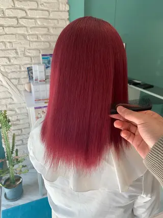 ミディアム 髪質改善ストレート/レイヤーカット/Lee  Horie所属・髪質改善&縮毛矯正 池本　有宏のヘアスタイル