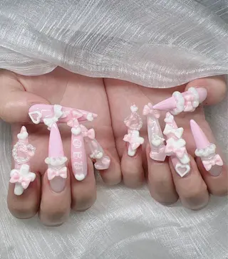 ネイル Lee Nails チップ長さだし専門店のネイルデザイン