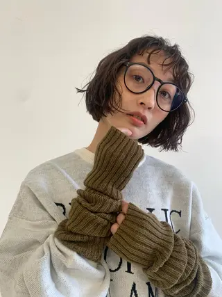 ショート パーマ 🌀perm / bob / RINAのヘアスタイル